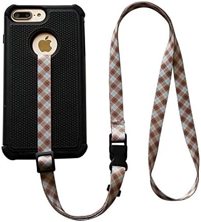 foneleash 3 in 1 Universal Cell Phone Lanyard Neck Wrist and Hand Strap Tether (PREPPY)
