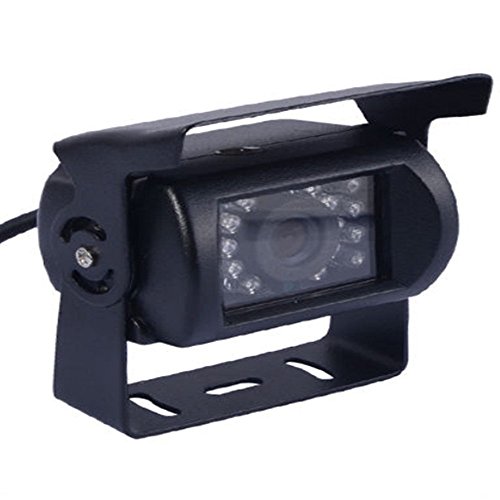 ATian High Definition 18 LEDs Car Rear View Camera Waterproof Night Vision Reverse Parking Video Backup Camera for Truck, Trailer, Bus, RV and Car (Black)