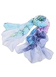 TWINKLE.H Women's Elegant Printing Georgette Sunscreen Lightweight Scarves
