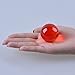 LONGWIN 40mm(1.6 inch) Solid Mini Fengshui Crystal Ball Healing Crystals(Red)