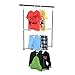 Oceanstar ACR1538C 2-Tier Portable Adjustable Rod Closet Hanger, Chrome