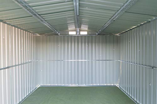 image for ORAF Mobile Outdoor Storage Shed Garden Tool HouseIron Plate House w/S