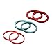 Cake Boss Decorating Tools Silicone Fondant Rolling Pin Guide Set, Assorted