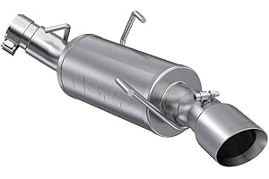 MBRP 3 Inch Aluminized Steel Axle-Back Exhaust System, Fits Ford Mustang 2005-2010, Single Rear Exit with Stainless Steel Tip