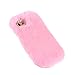 AiKeDuo for iPhone 7/8 4.7 Inch Case, Handmade Bling Crystal Rhinestone Case Cover for iPhone 7 Fur Case Warm Case (Pink)