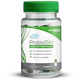 ProbioSlim Probiotics + Weight Loss Supplement, Burn Fat, Lose Weight, Reduce Gas, Bloating, & Constipation, Digestive Health, SmartBiotics, 30 Count
