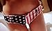 Soojun Women's New American Flag Booty Short Cheeky Denim Thong Shorts, US 0-2