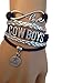 GeauxDat Collectibles NFL Team Dallas Cowboys Football Team Women's Infinity Bracelet Navy Silver Custom Bracelet