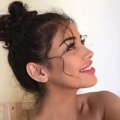 Diamond Stud Earrings for Women, Vintage Minimalist Inlaid Diamond Metal Flash Ladies Earring Jewelry Gift(#03)