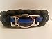 Police Thin Blue Line Black and Blue Paracord Survival Bracelet By Bostonred2010 (8