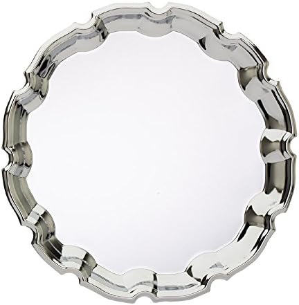 The Trophy Studio Round Chrome Tray 9 3/4" tall