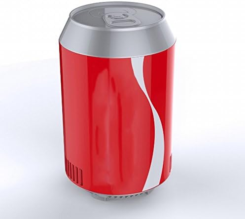 DEED USB Refrigerator Coke Tank Mini Fridge Hot and Cold Refrigerator Car Refrigerator Can Be Cooled/Heating,Coke cans