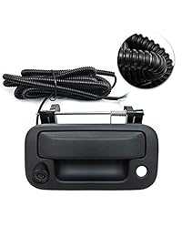 Cámara de visión trasera de Ford Cámara de respaldo Cámara trasera Manija trasera Cámara de visión trasera Cámara de auto para Ford F150   F250   F350   F450   F550 (Color: Negro)