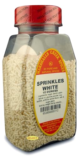 MARSHALLS CREEK SPICES, SELECT SPRINKLES WHITE 10 OUNCES