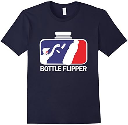 Men's Bottle Flip Apparel Tshirt Small Navy