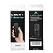 TomRich Protective Case for Apple TV 4th /5th Gen Remote - [Heavy Shock Proof] [Anti Slip Lanyard Included] Silicone Case Cover for Apple TV 4K/5K Siri Remote Controller-Black