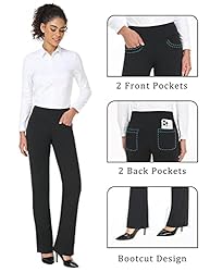 Safort 28" 30" 32" 34" Inseam Regular Tall Bootcut