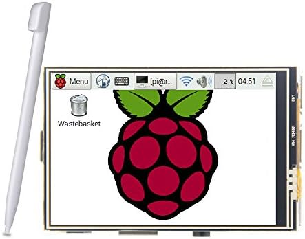 Juvtmall TFT LCD Display 3.5 Inch 480×320 TFT Display Monitor HDMI SPI Interface with Touch Pen for Raspberry Pi 2B B+ Raspberry Pi 3B