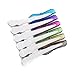 Mokale 6 Pcs Transparent Salon Croc Clips Hair Styling Clips-Sectioning Plastic Alligator Hair Clip DIY Accessories Hairpins-hairgrip for Women and Girls