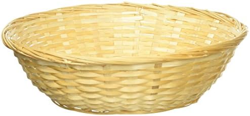 GIFTWARES COMPANY Bamboo Bun Basket, 10", Multicolor