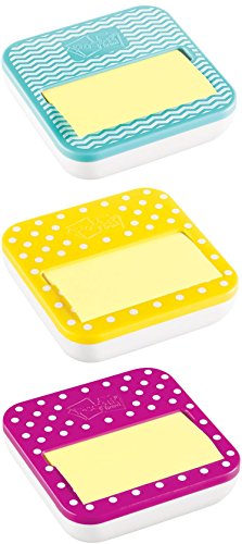 Post-it pop-up note fashion dispenser (set of 3)