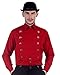 Steampunk Victorian Costume Red Airship Shirt (Large)