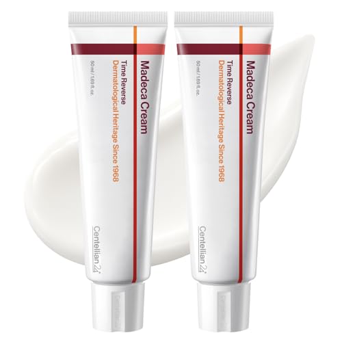 CENTELLIAN 24 Madeca Creme Time Reverse (50 ml, 2 Stück) Fortschrittliche, schnell einziehende und pflegende Creme, hydratisiert, reduziert Falten, ko
