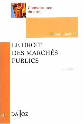 Le  droit des marchés publics