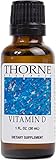 Thorne Research - Vitamin D Liquid Dietary Supplement (New Metered Dispenser) - 1 fl oz