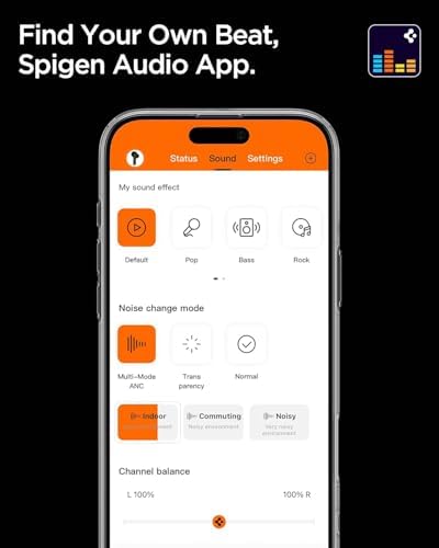 Audio True Wireless SA-TW P20 kabellose In-Ear Ohrhörer mit 30 Stunden Spielzeit, bis zu 40dB 3 Multi-Mode ANC Pro, EQ-Anpassung, 6 Mikrofone, Gaming-Modus, LCP Graphen-Treiber, IPX5 - Schwarz