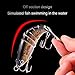 Sougayilang Bass Fishing Lure Multi Jointed Swimbait 7 Segment Lifelike Trout topwater Crankbait Pack of 5