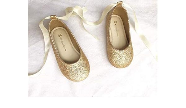 girls gold glitter shoes