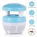 AdorioVix Bug Zapper, Indoor Electronic Mosquito Killer Lamp, Safe USB Powered Mosquito Night Lamp with Built in Fan, Insect Mosquito Trap for Bedroom Office Garden Yard(Mushroom Shape)