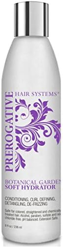 BOTANICAL GARDEN Professional Salon Grade Soft Hydrator Natural Hair Conditioner by Prerogative Hair Systems - Defines Curls Detangles The Strands And Minimizes Frizz