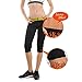 LYTOPTOP Women's Hot Sweat Slimming Neoprene Pants Body Shaper for Weight Loss, Thigh Belly Fat Burner Leggings Hot Thermo Sauna Waist Trainer Capris Black