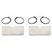 DOUBLETAKE 2pk Pince Nez Style Nose Resting Pinching Reading Glasses Readers