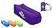 US Lounger Dark Purple Fast Inflatable Portable Outdoor or Indoor Wind Bed Lounger, Air Bag Sofa, Air Sleeping Sofa Couch, Lazy Bed for Camping, Beach, Park, Backyard