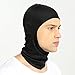 ALASKA BEAR Silk Balaclava Face Mask for Men and Women, Pure Mulberry Silk Neck Gaiter Black
