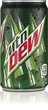 Mountain Dew, 7.5 Fl Oz Mini Cans, 24 Pack