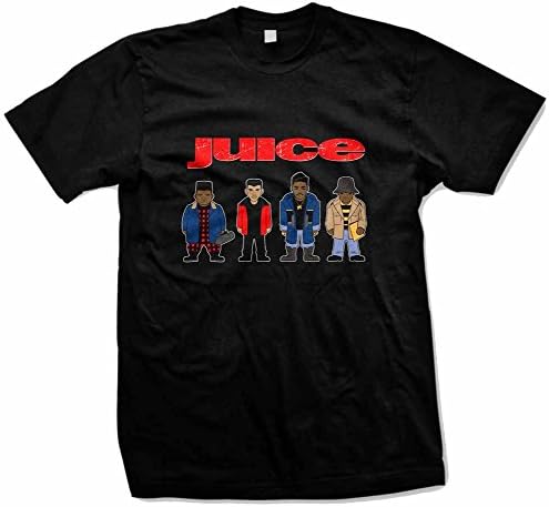 BlackActionTees Juice Crew "Shorties" T-Shirt Men Black 5X-Large