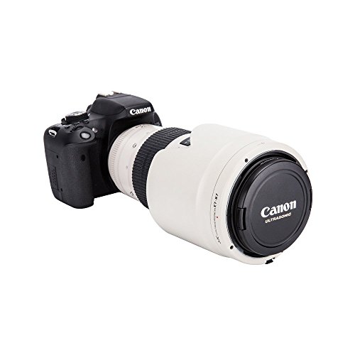 A&R Reversible Lens Hood For Canon EF 70-200mm F/2.8L IS III II USM – ET-87 Style, White, Includes Kit