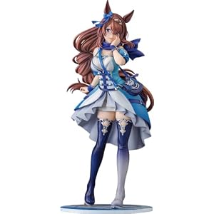 ファット・カンパニー ウマ娘 シンデレラグレイ スーパークリーク プラスチック製 塗装済み完成品 1/7スケール 専用台座付属 全高約270mm