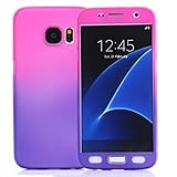 For Samsung Galaxy S7 edge,AutumnFall® Luxury Ultra-thin Gradient Shockproof Armor Back Case Cover for Samsung Galaxy S7 edge