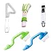 YuCool Window or Sliding Door Track Cleaning Brush, Window Blind Duster, 2-in-1 Windowsill Sweeper, 2PCS Random Color Hand-held Groove Gap, Shipping by FBA Total 5PCS