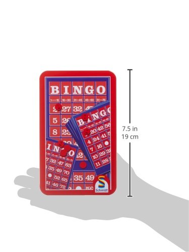 Schmidt Spiele 51220 Bingo, Bring Mich mit Spiel in der Metalldose, Bunt – Bild 3