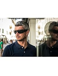 Gafas de sol Oho, impermeables, 128 GB, Ultra 1080P, cámara de grabación de vídeo HD y 6 juegos de lentes de protección polarizadas UV400, diseño deportivo unisex