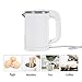 T-magitic 0.5 Liter Portable Electric Kettle,110V / 220V Dual Voltage, Little Travel Kettle, Small Size,Mini Kettle - Boiling Water For Coffee, Tea(White)
