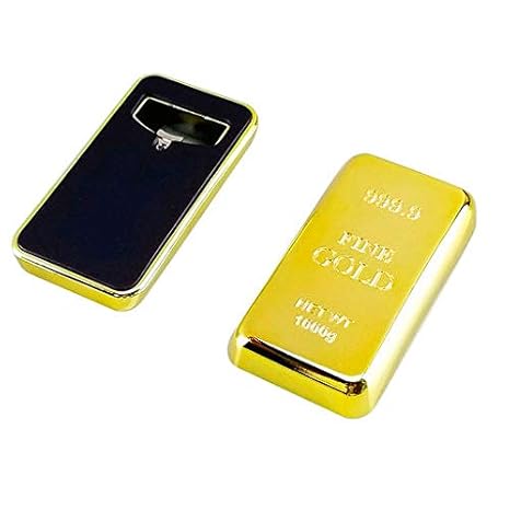 Haludock - Abridor de Botellas con imán y Barra de Cerveza Dorada ...