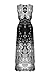 G2 Chic Women's Bohemian Summer Smocked Jersey Maxi Dress