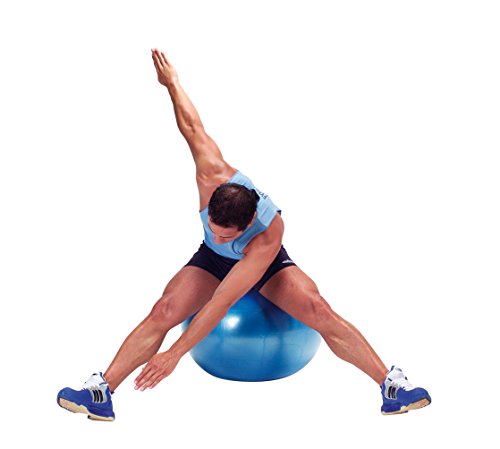 Gymnic Classic Plus Burst-Resistant Exercise Ball, Red (55 cm)